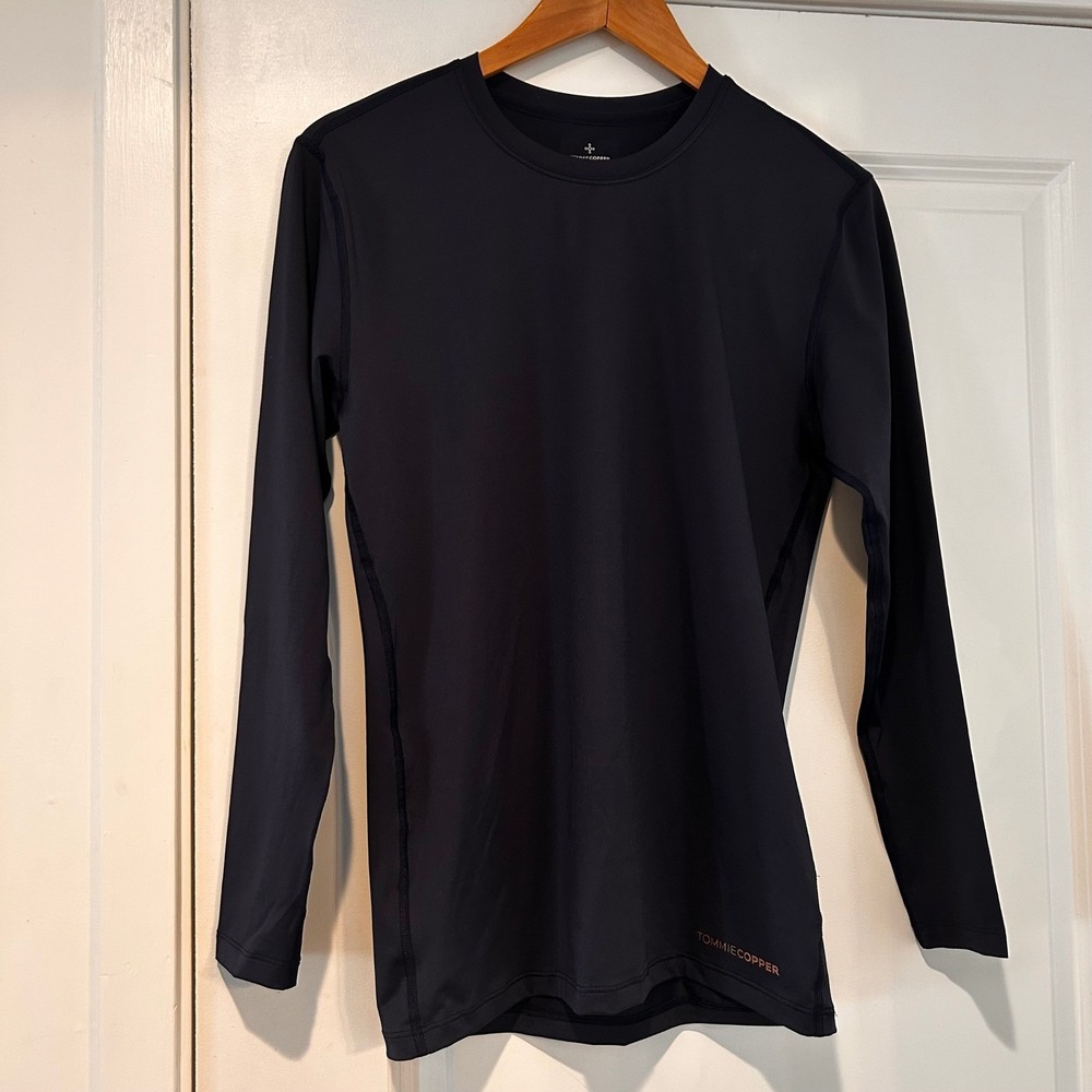 Tommie Copper Shirt Long Sleeve Blue Copper Znergy Women's Large Workout Active